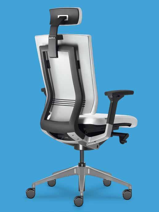Active je moderní pracovní židle atraktivního designu, židle s výbornou ergonomií sezení a mnoha inovativními prvky.