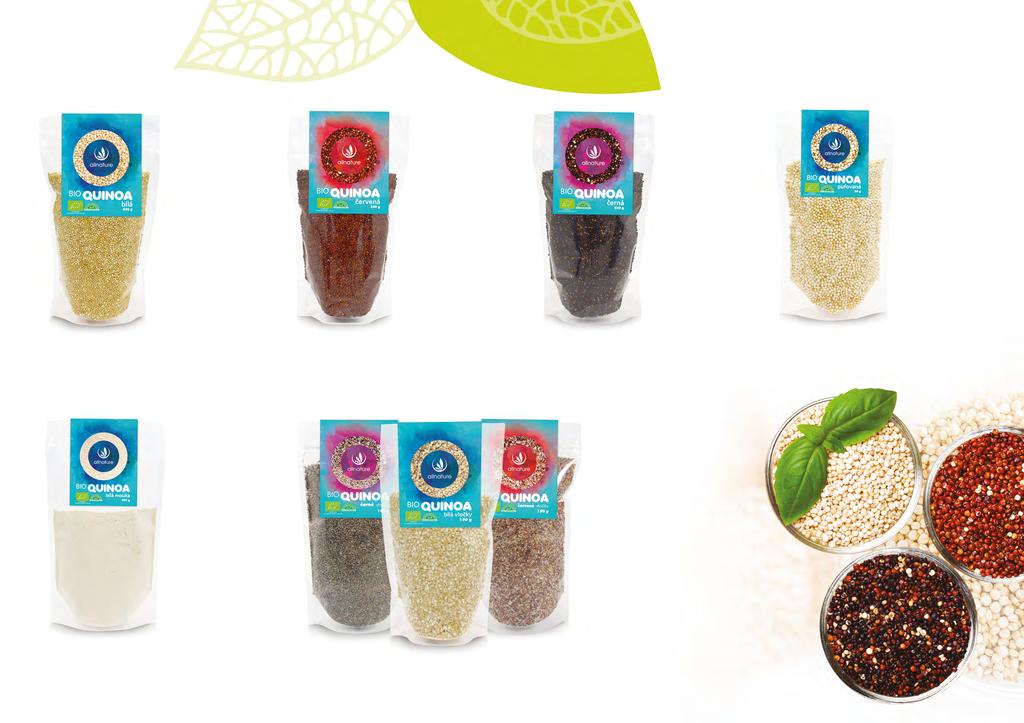quinoa QUINOA BÍLÁ 250 g Bílá quinoa je lehce stravitelná alternativa rýže nebo kuskusu. Má výjimečné nutriční vlastnosti a vysoký obsah bílkovin.