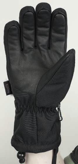 the thumb Membrane: PTFE membrane Porelle 100% Waterproof Thermal insulation: Primaloft Lining: PES Thermolite + X-STATIC Comfortable anatomical glove cut / Antibacterial protection / High abrasion