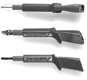 P applesluöenstvapple p applestroje PROFiTEST C VARIO-STECKER-Set (Z500A) T i samodrûnï zkuöebnapple hroty s ochranou p ed dotykem k p ipojenapple mô icapplech vodiî ukonîených 4 mm ban nkem s