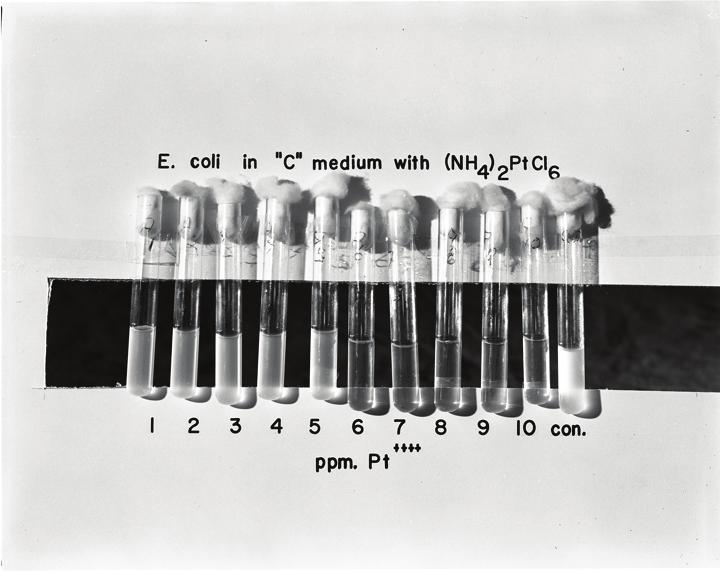 Rosenberg 1965 cis-dichlorodiamin-platina (cisplatina) 1968 -