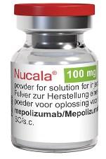 aplikaci doporučená dávka mepolizumabu je 100 mg podaná subkutánně jednou