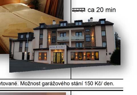 090,-; dvoulůžkový pokoj 1.540,-. Parkování zdarma pro ubytované.