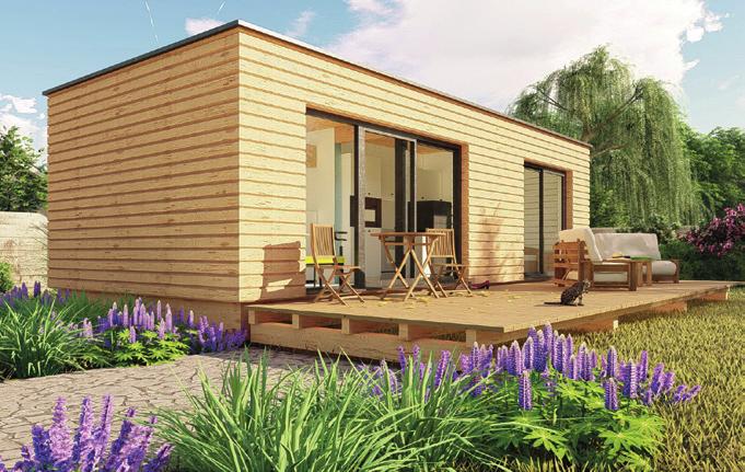 Moderní a úsporné řešení vašeho bydlení Mobilní dům FLORENCE pultová střecha, plocha 37 m 2 Dispozice 2+1 Velikost 37 m 2 Materiál Technologie Izolace Plastová