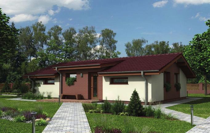 Rodinný dům TALON nízkoenergetický dům 101 m 2 Dispozice 4+1 Zastavěná plocha 101,4 m 2 Rodinný dům TALON je vhodný pro
