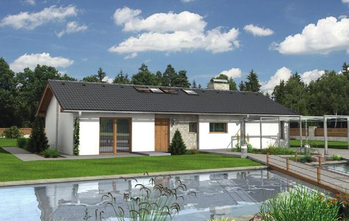 Rodinný dům UNO nízkoenergetický dům - 112 m 2 Dispozice 3+1 Zastavěná plocha 112,6 m 2 Rozlehlý dům UNO s rozlohou 112