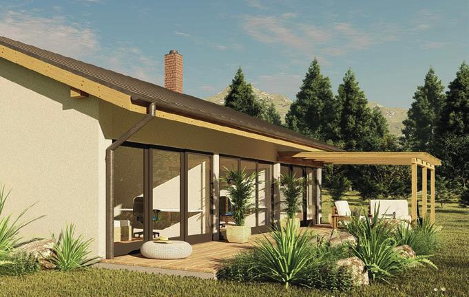Rodinný dům CHANTAL dřevostavba 100-250 m 2 Velikost 100-250 m 2 Materiál dřevostavba Rodinný dům