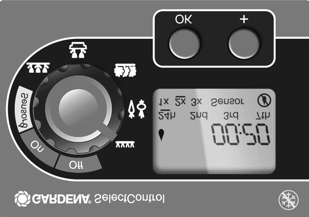 Zavlažovací počítač převezme plně automaticky zavlažování podle nastaveného programu a lze jej využít také během dovolené.