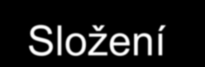 Sloţení a