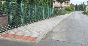 na ul. Šumbarská - Provedení rekonstrukce chodníku na ul. Klimšova - Provedení rekonstrukce chodníku na ul. Závodní u č. p.