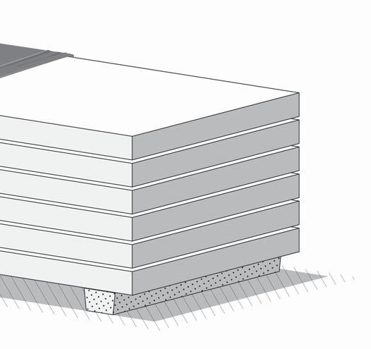 Sendvičové panely ARPANEL se doporučuje skladovat při normální tepolotě, v uzavřených a větraných prostorách. Čas skladování panelů by neměl překročit 4 týdny.
