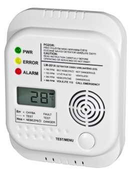740 2101504000 Detektor GS819 CO 2X1,5V AA 10 let ne 11.
