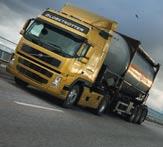 Bezpečnejšia preprava tekutých a sypkých materiálov NA BEZPEČNÚ A ÚSPORNÚ PREPRAVU po kvalitných rovných cestách je najlepšou voľbou Volvo FM s 9-litrovým motorom.