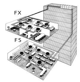 Příslušenství pro sestavy SET-FREE a UTOPIA 8,8-132 kw Příslušenství pro SET-FREE - multisplit, FS, FX Přepínače Rozbočky pro FS Cena 1.rozbočka 2.