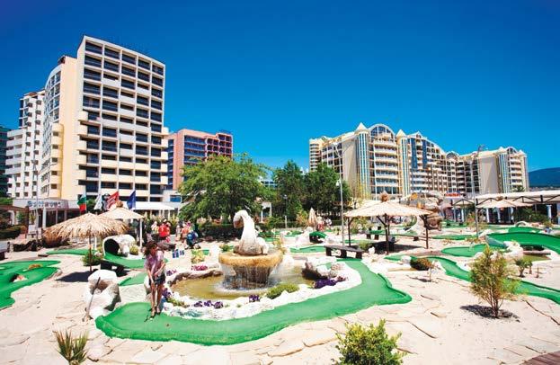 dieťa do 6 rokov Hotel Bellevue je situovaný pri pláži v severnej časti Slnečného pobrežia.