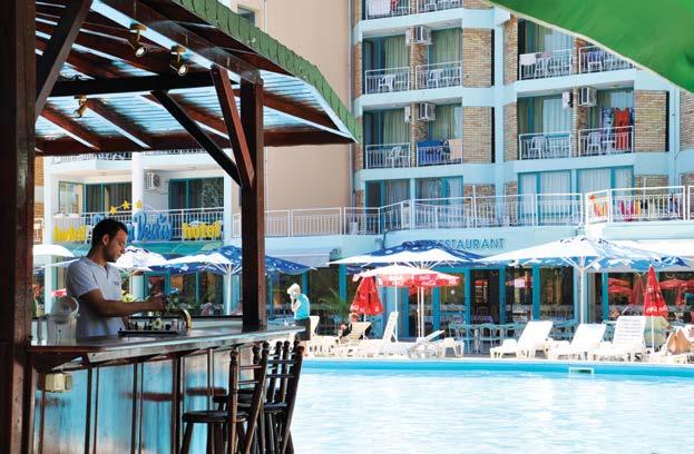 Nobel Hotel Sirena & Delfin Nobel Hotel je ideálne miesto pre pokojný oddych na okraji obľúbeného letoviska priamo pred piesočnatou plážou.