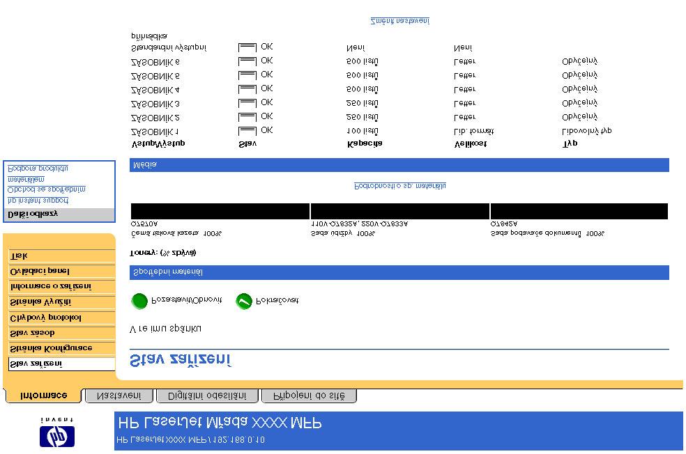 6 Použití dalších odkazů jako zdroje Pole Další odkazy obsahuje tři trvalé odkazy, které umožňují rychlý přístup k informacím o produktu, např.