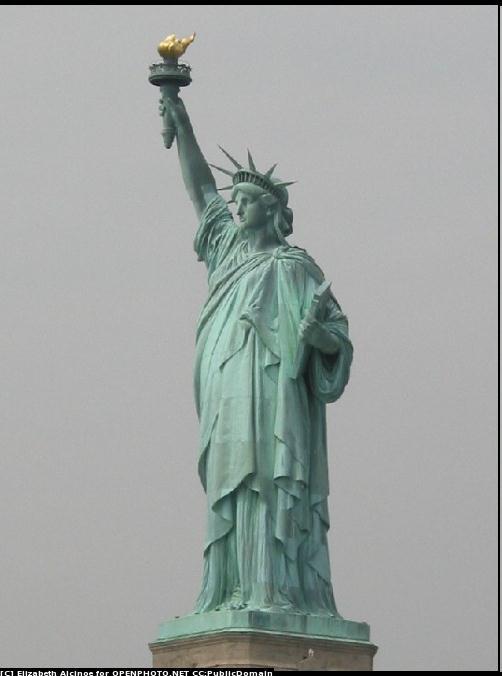 The Statue of Liberty and