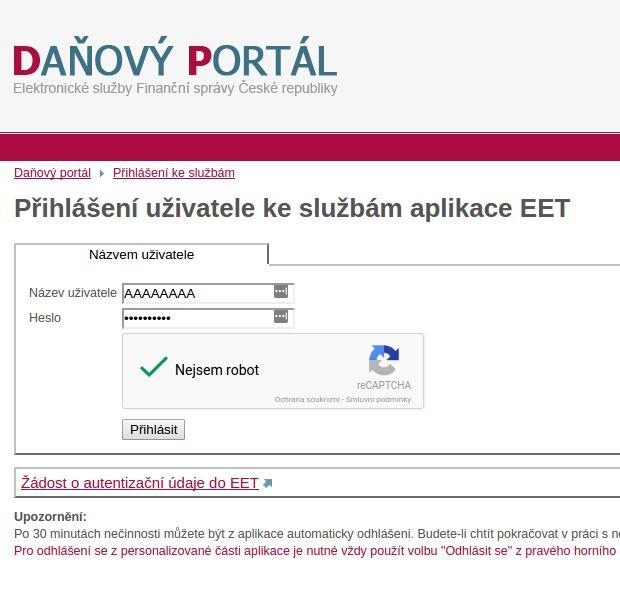 5.7.1 Jak získám podpisový certifikát pro EET Certifikát lze získat na portálu Finanční správy na adrese http://adisspr.mfcr.