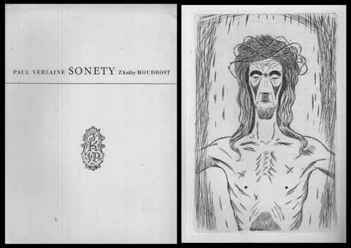 141. Jan Konůpek (1883 1950) Victor Hugo: Bonzové bibliofilie, lept ve frontispisu a úprava Jan Konůpek, vydal a vytiskl Jaroslav Picka, 1952, volné listy v deskách, nestr. (20 s.), žák prof.