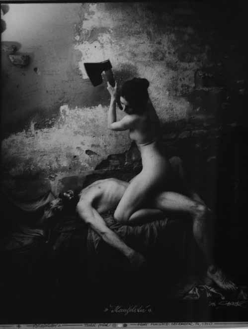444. Antonín Tesař Portrét ženy II. kolorovaná fotografie, 1994, 40 x 43,5 cm, sign. PD A. Tesař 94, rám, vzadu popsáno a datováno 4 900 Kč ( 189) 445.
