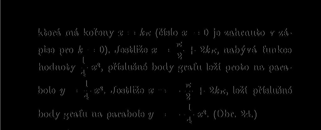Jestliže x ~ + 2kn, nabývá funkce 1 2