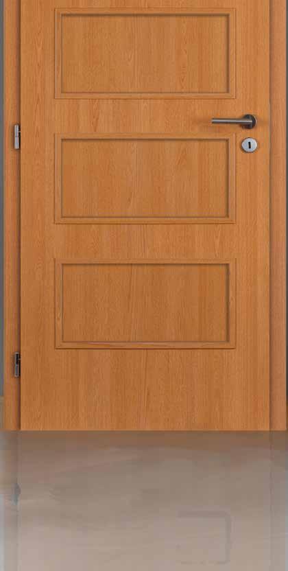 Konstrukce dveří: Dveřní rám z MDF nebo smrkového masivu (konstrukce PLUS).