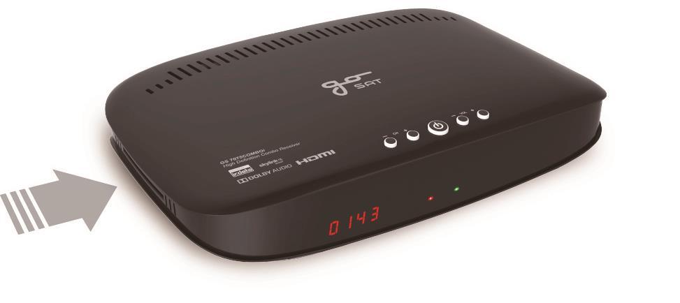 Vstupní frekvence signálu je 104 ~ 862MHz. V případě, že potřebujete zapnout napájení pro anténní zesilovač, nastavte volbu Tuner 5V na Zap. Tuto možnost naleznete v nabídce "Instalace DVBT".