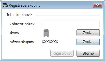 (Aby bylo možné přidávt skupiny do rodičovské skupiny, musíte nejdříve vytvořit rodičovskou skupinu.) c Klikněte n tlčítko Registrovt.