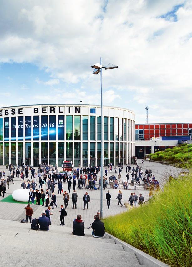 InnoTrans 2018 Industry meeting place for future growth The world is growing together and InnoTrans is growing along with it.