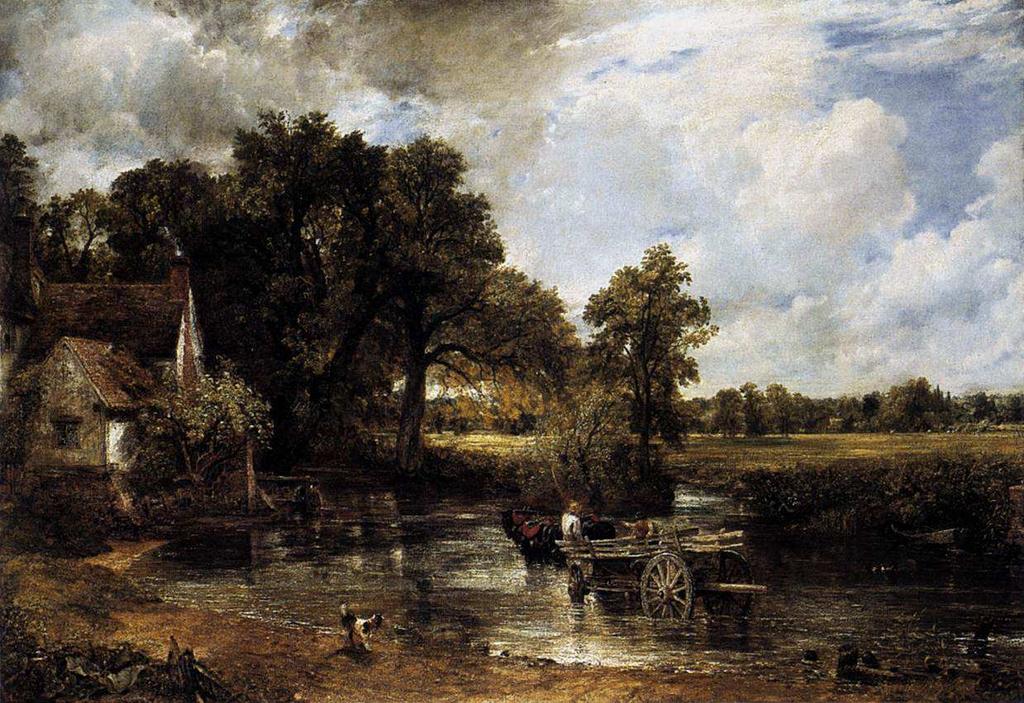 John Constable (1776-1837), Vůz sena, 1821,