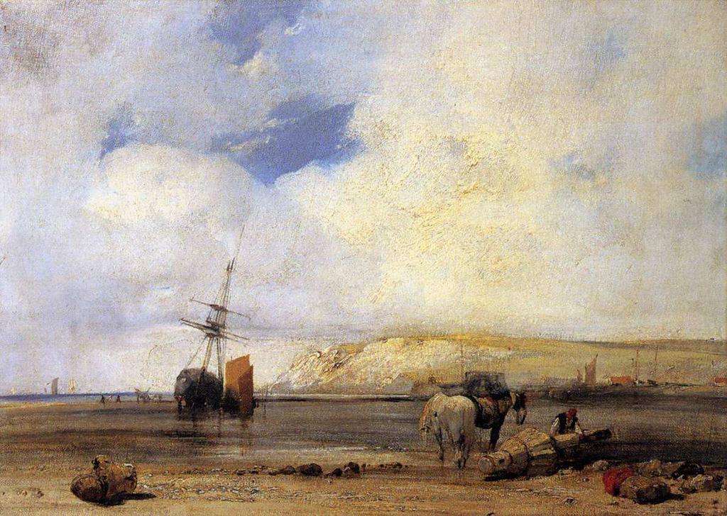 Richard Parkes Bonington (1801-1828), Na pobřeží Picardie,