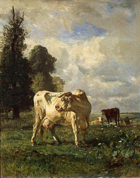 Constant Troyon (1810-1865), Krávy na poli, kolem