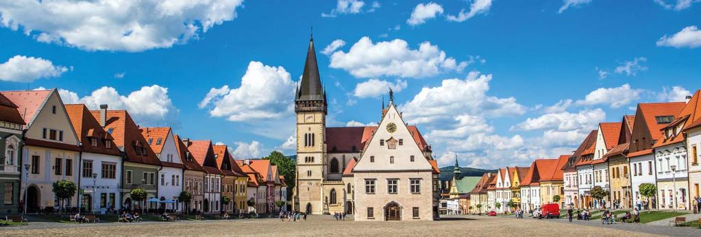 Bardejov Gotická perla Šariša Len málo miest na Slovensku sa môže pochváliť takým množstvom mimoriadne vzácnych pamiatok ako práve Bardejov.