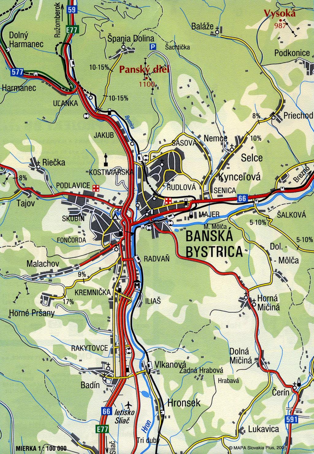 Banská Bystrica cestná doprava