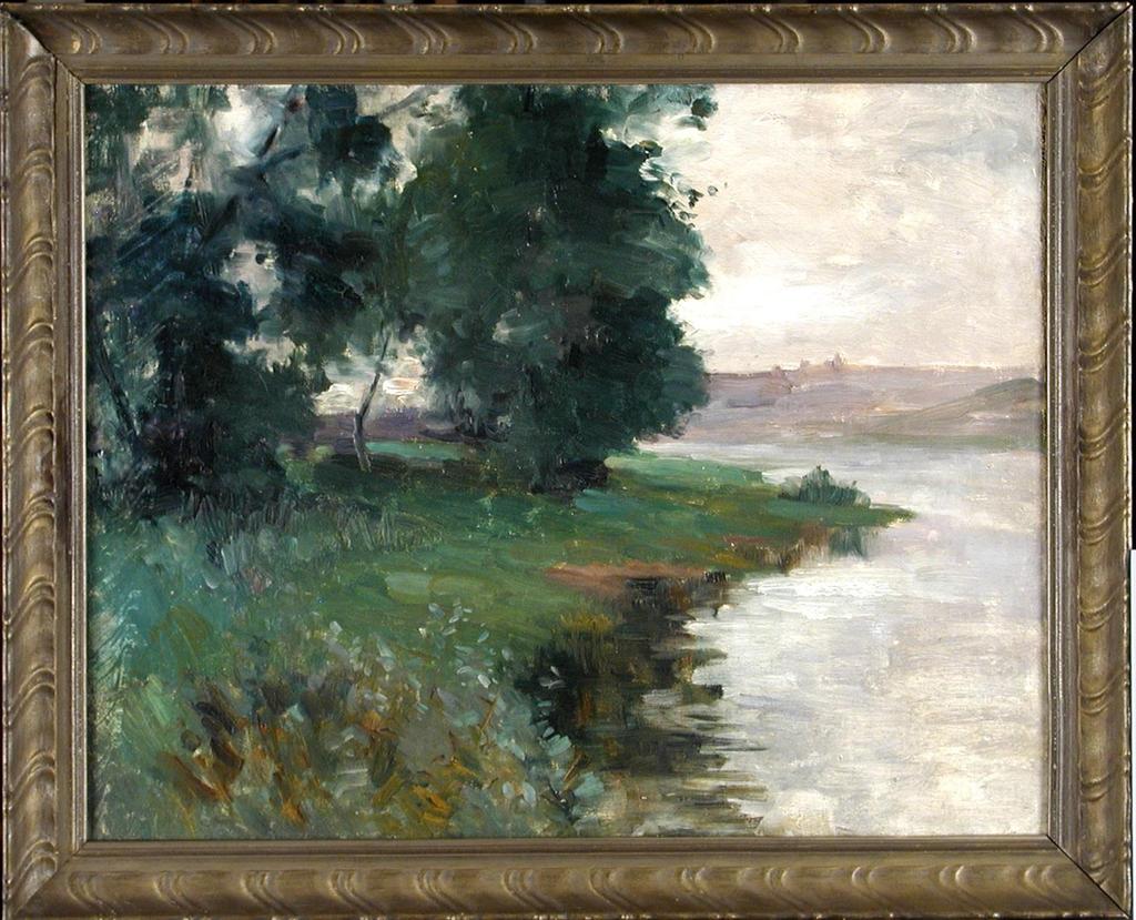 Rives de la Vltava (U Vltavy), 1898-1902, huile sur toile.