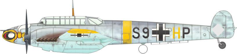Bf 110E 7083 GERMA WWII HEAVY FIGHTER 1:72 SCALE PLASTIC KIT intro The first pages of history for the famous Zerstörer Bf 110 were written at the end of 193, when C-Amt RLM (the technical branch of
