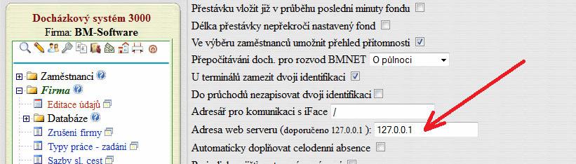 Může k tomu dojít například tak, že omylem spustíte aktualizaci ze staršího aktualizačního CD, které obsahuje nižší verzi programových souborů, než byla na docházkovém serveru původně.