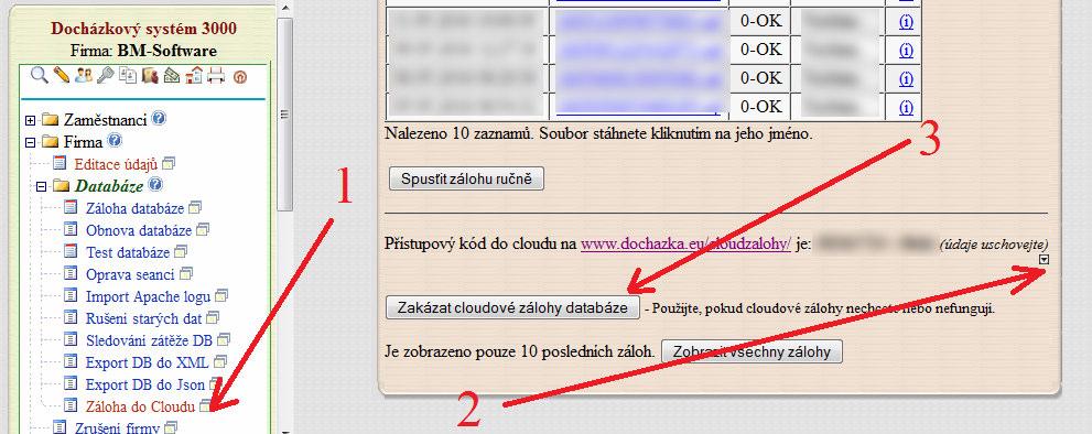 desítek vteřin, během kterých je hlaví PC docházky hodně vytíženo. Pokud je tento počítač i normálně pomalý, bude v tomto případě po dobu cloudové zálohy přetížený i minuty či déle.