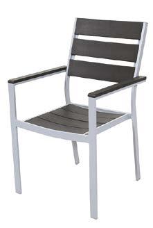 lavice, 2 křesla, 3 podsedáky Zahradní židle, umělý ratan černý