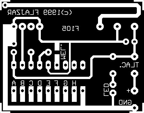 Nf signál je za kondenzátorem C6 (4,7 µf) zesílen hradly H1 a H2 a tvarován hradly H3, H4 a H5.