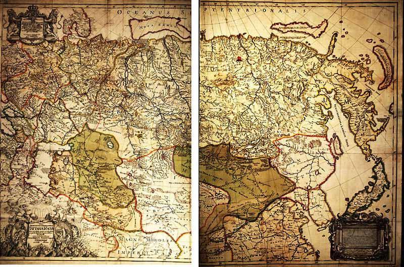 Historie a první zobrazení Philip Johan von Strahlenberg (1676