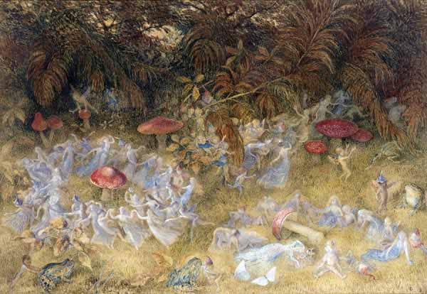Historie a první zobrazení Fairy Rings and Toadstools,