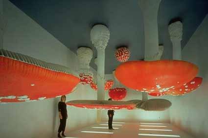 Současné zobrazování Upside Down Mushroom Room, Carsten
