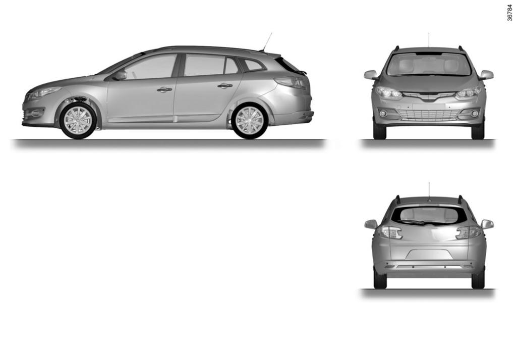 ROZMĚRY (v metrech) (3/3) Verze kombi 0,862 2,703
