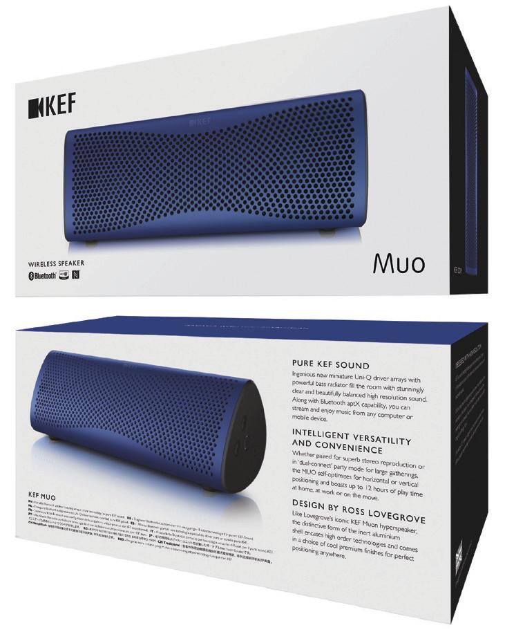 One of the world s leading industrial designers, Ross Lovegrove worked with the KEF team to develop an extremely strong moulded internal enclosure to house the innovative speakers, high performance