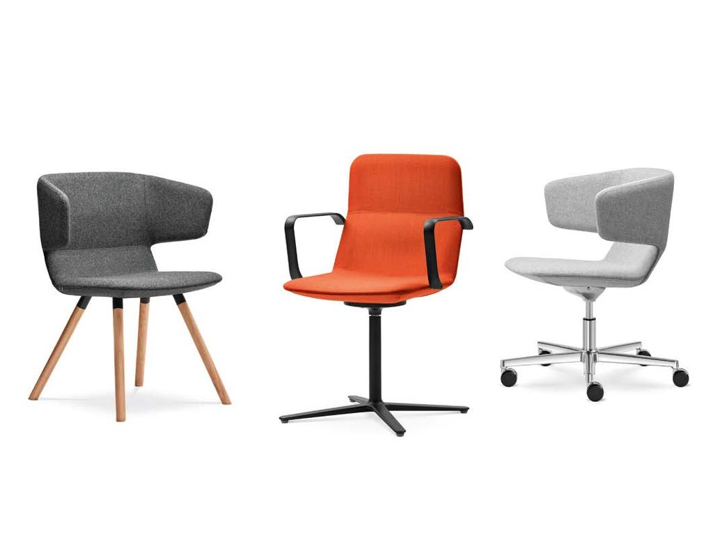 Flexi je moderní sezení navržené pro moderního uživatele. Konferenční a jednací židle Flexi v sobě ukrývají nový inovativní koncept.