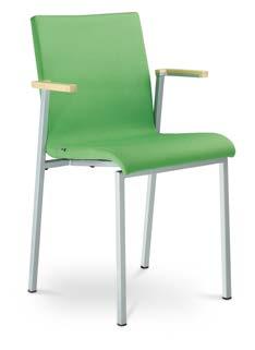 Each model can come with a surfacetreated beech shell or with an upholstered seat or upholstered back.