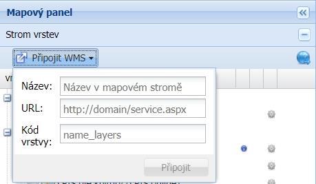 http://geoportal.vumop.cz/index.php?page=wms https://geoportal.gov.cz/web/guest/wms/ http://www.geology.cz/extranet/mapy/mapy-online/wms Obr. 2.