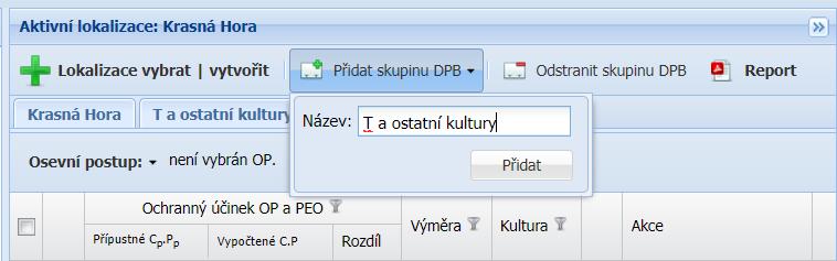 dle kultury 16: Vytvoření nové skupiny DPB l) Přesun do vytvořené skupiny DPB